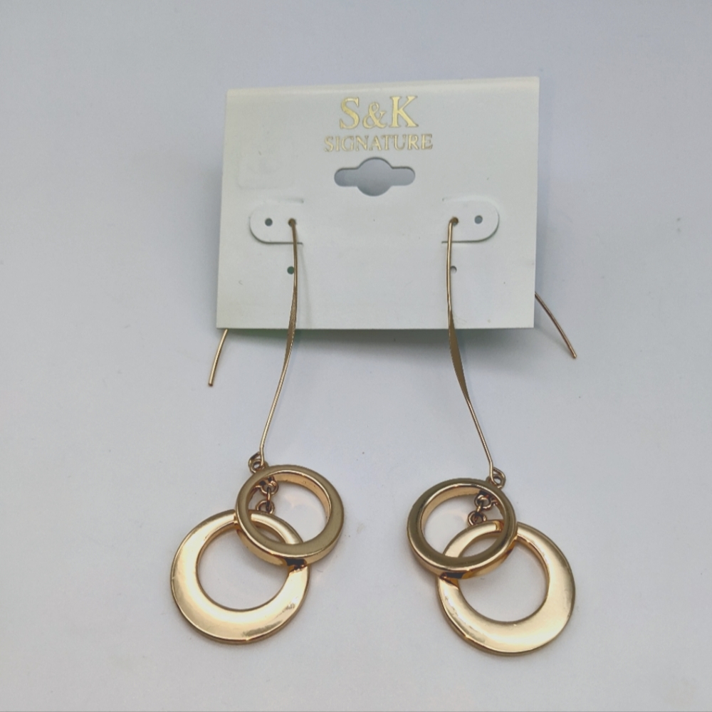 Sophia and Kate gold-tone Dangle Earrings